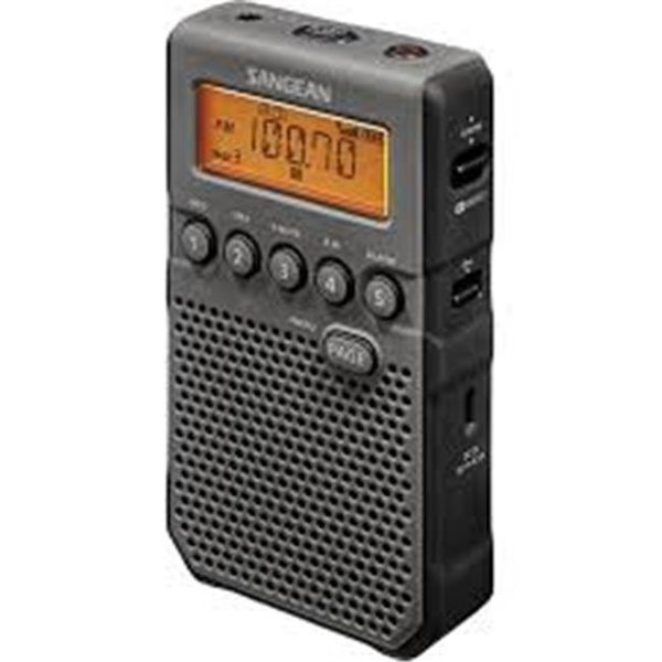 Sangean Sangean DT-800BK 7 Weather Weather & Alert Radio with Weather Disaster; Black DT-800BK